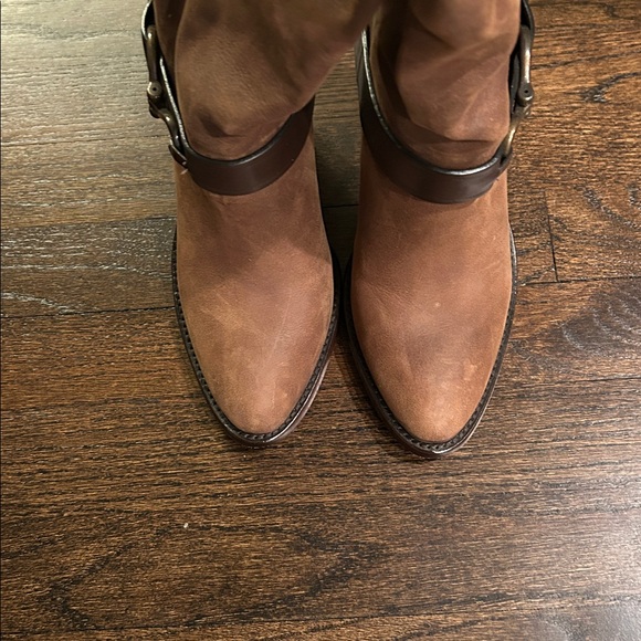 Cole Haan Women’s Brown Leather Knee-High Boots Size 9 - Picture 4 of 7